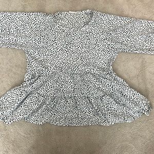 altar’d state women’s poka doted blouse size xs